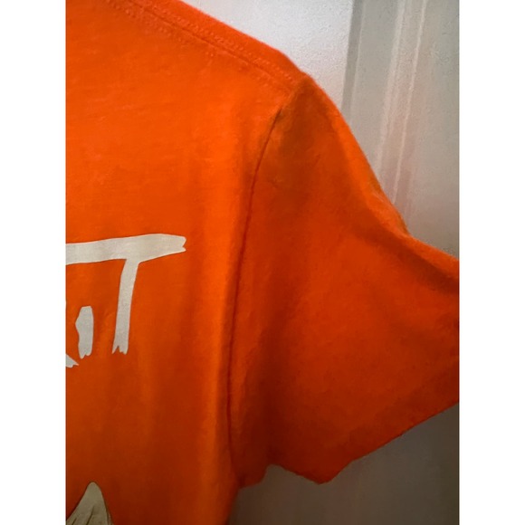 Khalid Free Spirit Tour 2019 Crew Neck Tee T-Shirt Men's Size Small Orange - Picture 5 of 6